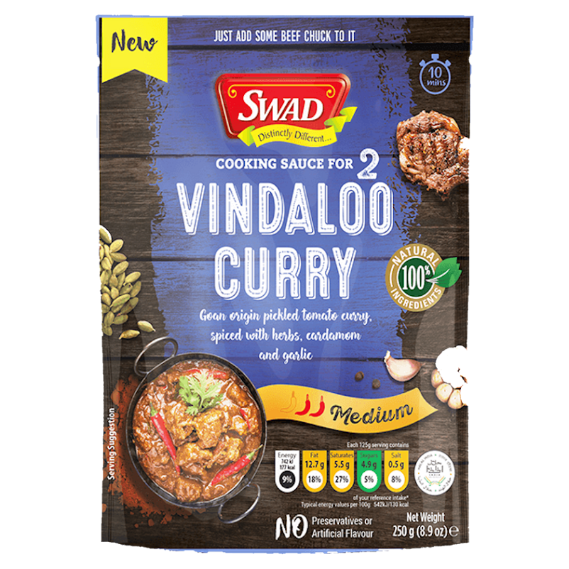 Levně SWAD Vindaloo curry hotová omáčka 250 g