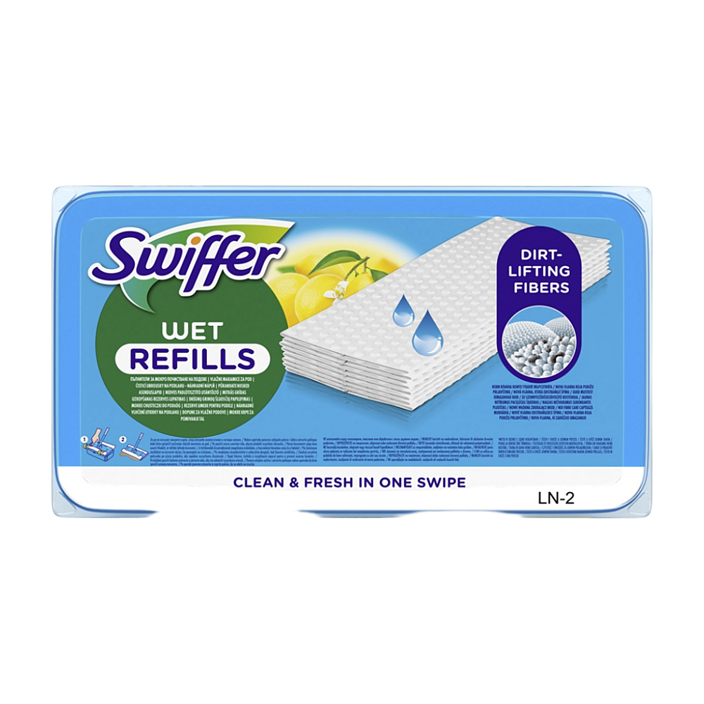 SWIFFER Vlhčené utěrky na podlahu Citrus Fresh 24 kusů