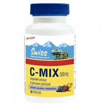 SWISS C-MIX 30 pastilek