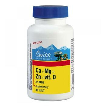 SWISS Ca+Mg+Zn+vit. D 30 tablet