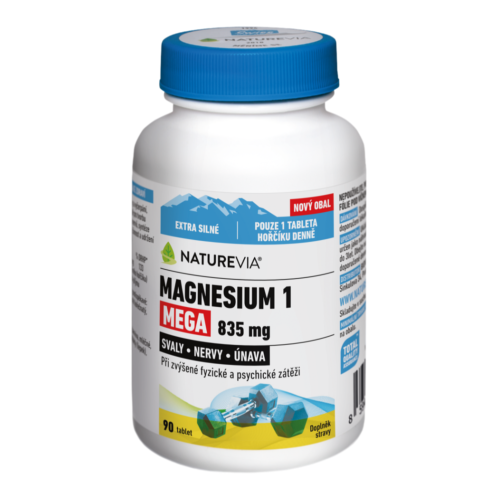 E-shop NATUREVIA Magnesium 1 mega 835 mg 90 tablet