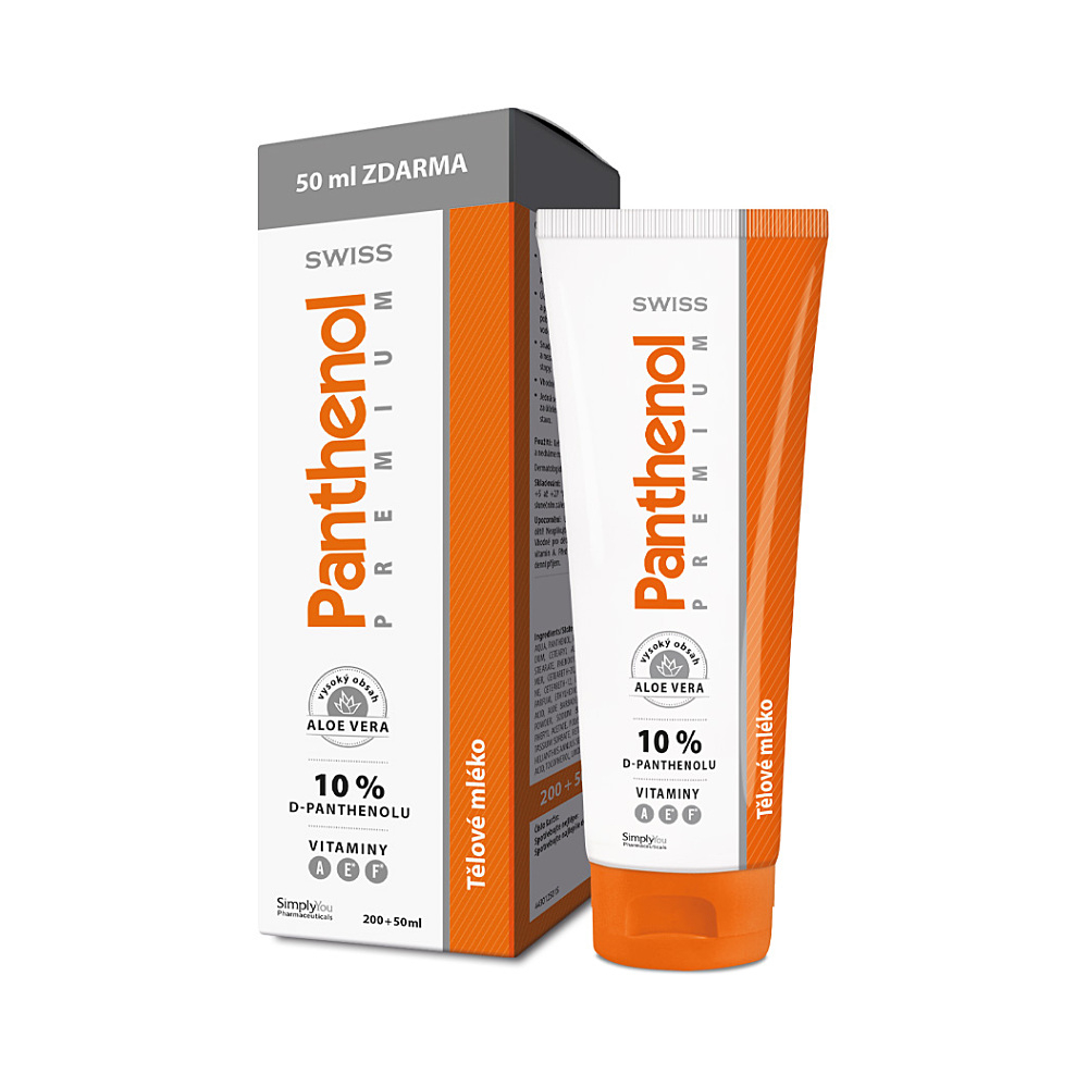 SWISS Panthenol Premium 10% Tělové mléko 250 ml