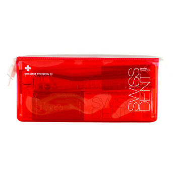 Swissdent sada RED (pasta 50 ml Extreme + spray 9 ml Extreme + kartáček whitening + taštička)