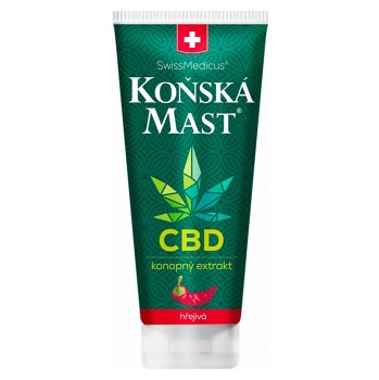 SWISSMEDICUS Koňská mast s CBD hřejivá 200 ml