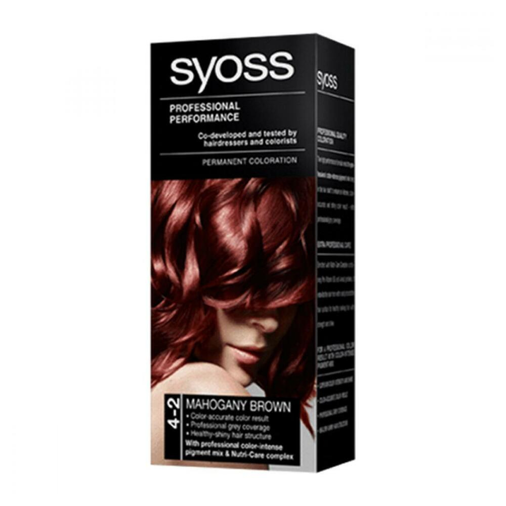 E-shop SYOSS Barva na vlasy odstín mahagonově hnědý 4-2