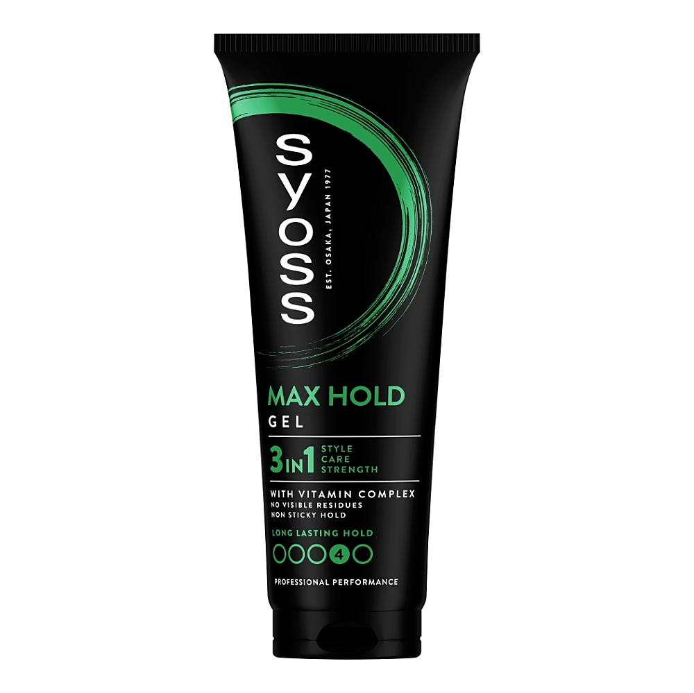 Syoss Max Hold gel na vlasy se silnou fixací 250 ml