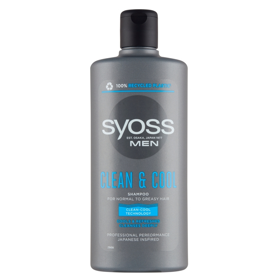 Levně SYOSS Men Šampon na vlasy Clean & Cool 440 ml