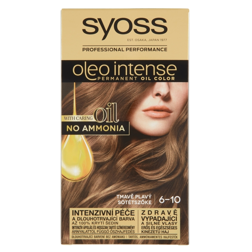 E-shop SYOSS Oleo Intense Barva na vlasy 6-10 Tmavě plavý