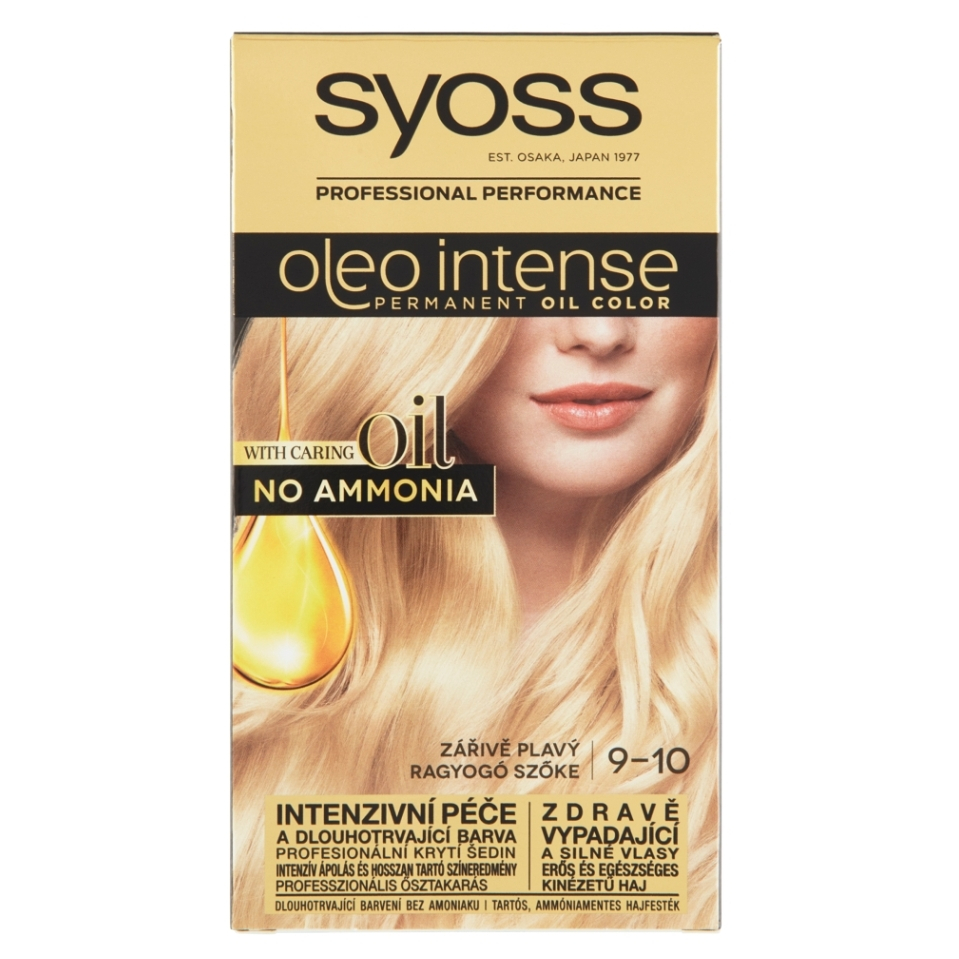 E-shop SYOSS Oleo Intense Barva na vlasy 9-10 Zářivě plavý