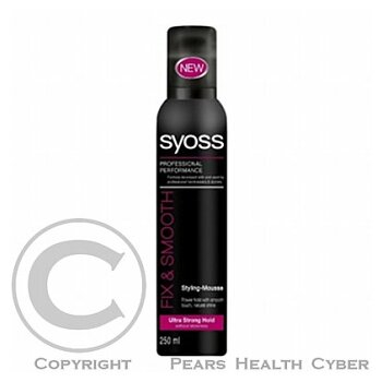 Syoss pěnové tužidlo Fix&smooth 250ml tmavě růžová