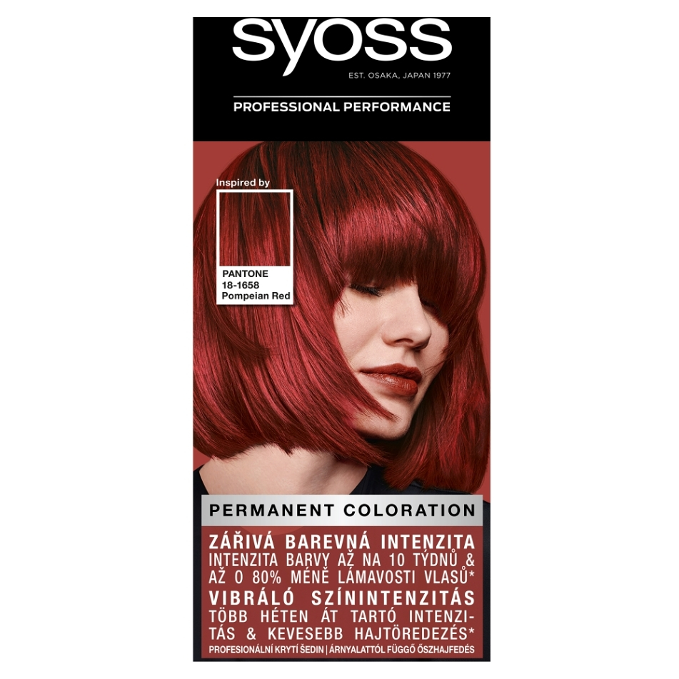 Levně SYOSS Pernamentní barva na vlasy Pompeian Red 5_72