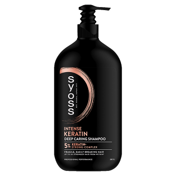 SYOSS Šampon na vlasy Keratin 750 ml (Šampony na poškozené vlasy) - Přírodní
