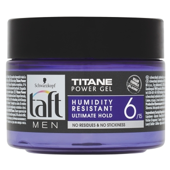 TAFT Men Titane Power Gel na vlasy 250 ml