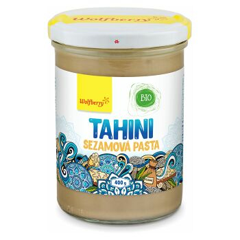 WOLFBERRY Tahini sezamová pasta 400 g BIO, poškozený obal