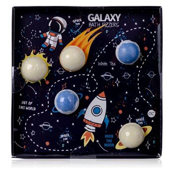 ACCENTRA Take me to the moon fizzer v dárkovém boxu 5 x 20 g (Dětské kosmetické sady) - Šumivé