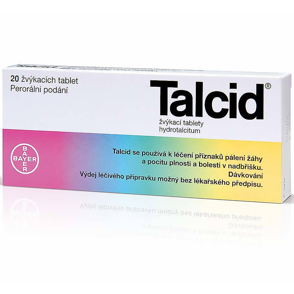 TALCID 20X500MG Žvýkací tablety