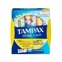 TAMPAX Compak Pearl Regular tampony s aplikátorem 8 ks