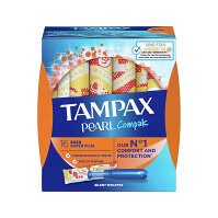 TAMPAX Compak Pearl Tampony s aplikátorem Super plus 16 ks