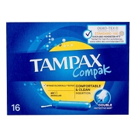 TAMPAX Compak Regular Tampony s aplikátorem 16 kusů