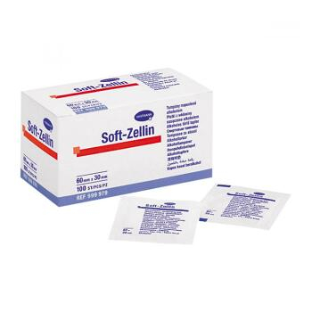 TAMPON Soft-Zellin sterilní impregnovaný s alkoholem/100ks