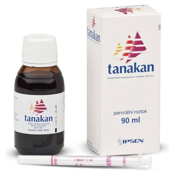 TANAKAN Perorální roztok 90 ml + dávkovač (Na paměť a soustředění) - Jednodruhové