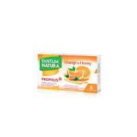 TANTUM NATURA Orange & Honey + zinek + vitamin C 15 gumových pastilek