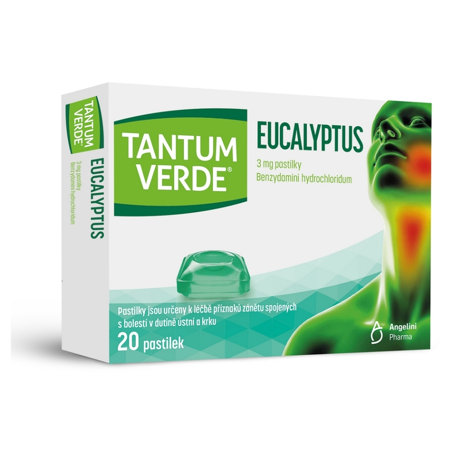 E-shop TANTUM VERDE Eucalyptus 3 mg 20 pastilek