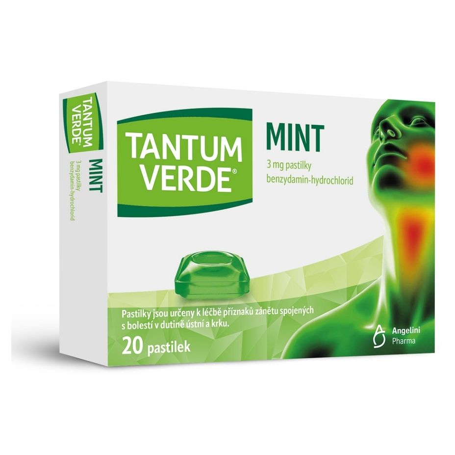 E-shop TANTUM VERDE Mint 3mg 20 pastilek