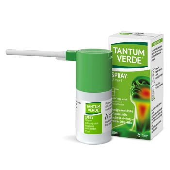 TANTUM VERDE spray 0.15% ústní sprej 30 ML (Na bolest v krku) - Jednosložkové