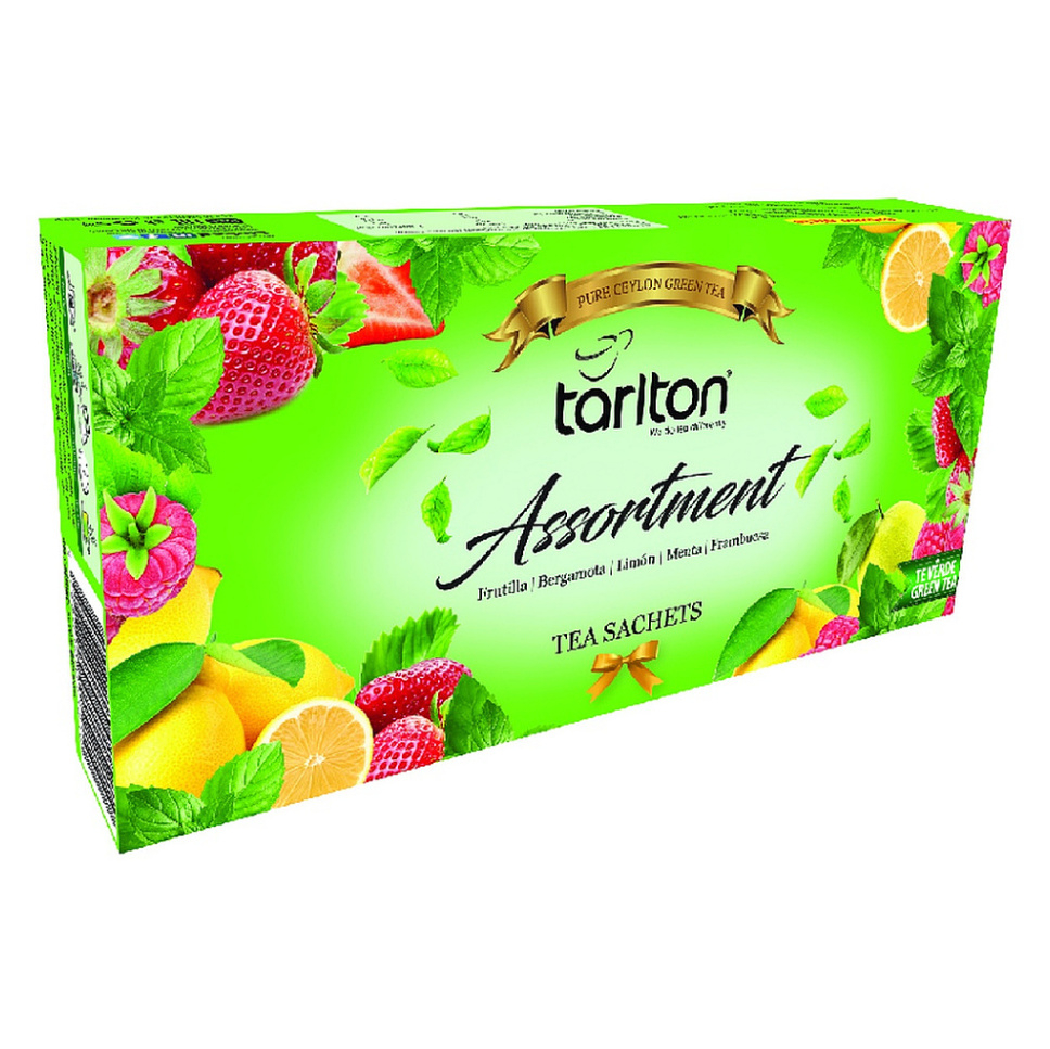 Levně TARLTON Assortment 5 Flavour zelený čaj 100 sáčků