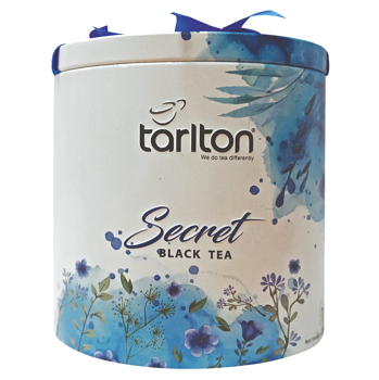 TARLTON Black tea ribbon secret plech 100 g