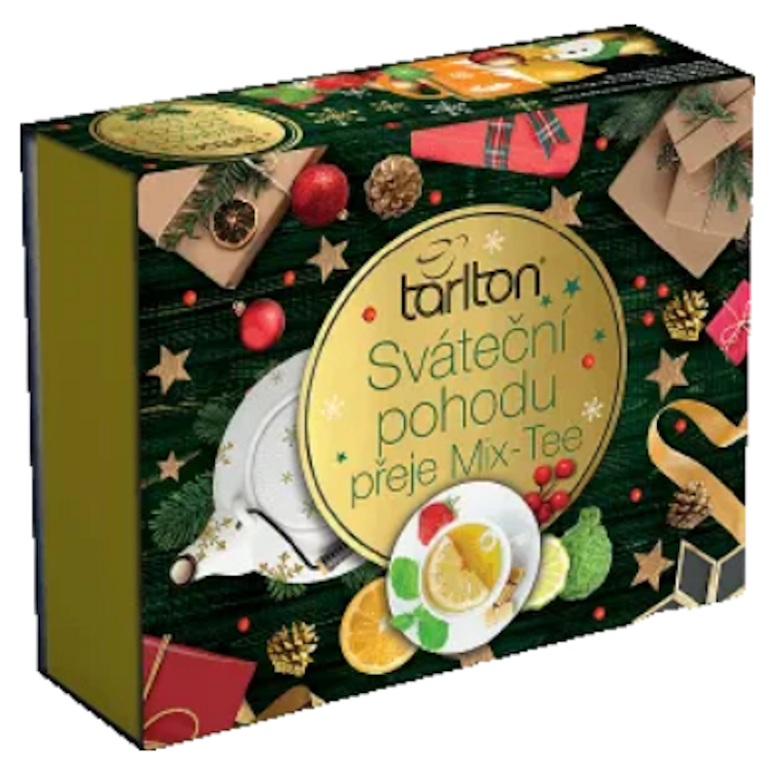 Levně TARLTON Sváteční pohoda kolekce zelených čajů 60 nálevových sáčků