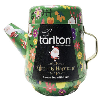 TARLTON Tea pot Glorious harmony zelený sypaný čaj v plechové konvici 100 g