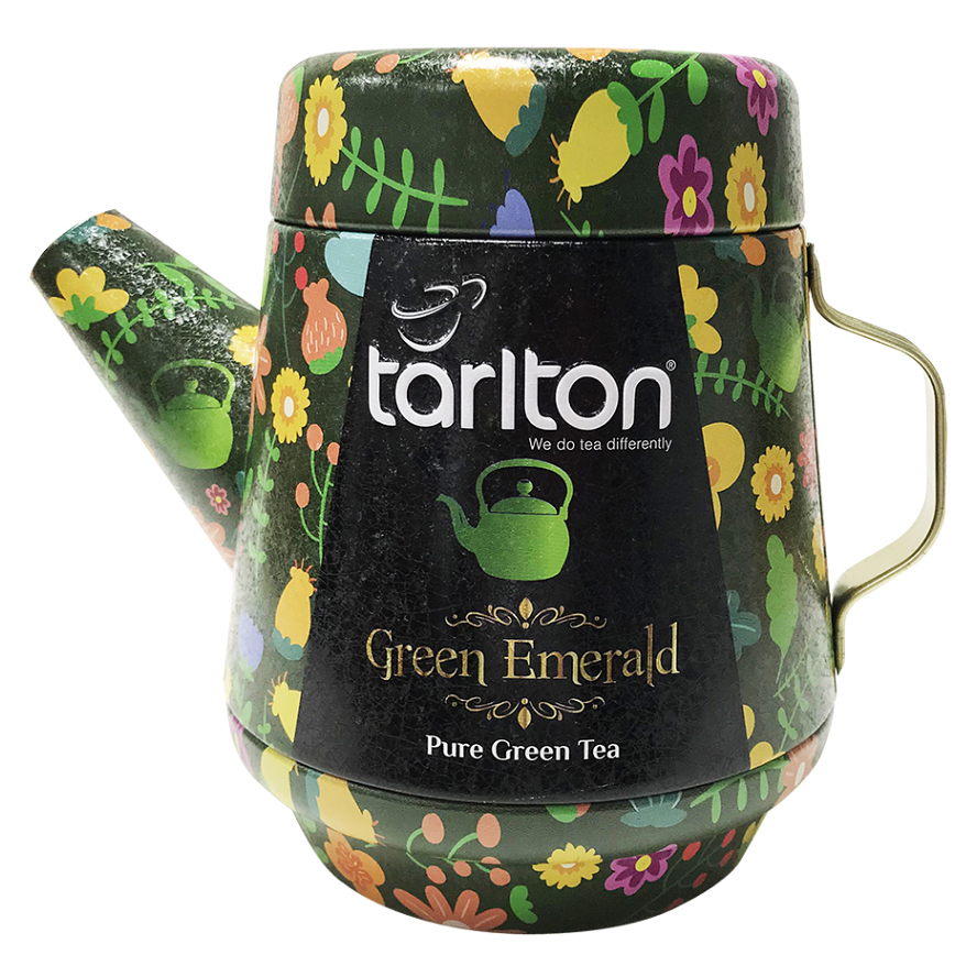 E-shop TARLTON Tea pot green emerald zelený sypaný čaj 100 g