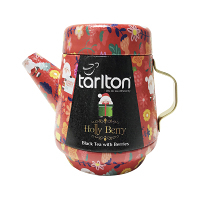 TARLTON Tea pot Holly berry černý sypaný čaj v plechové konvici 100 g