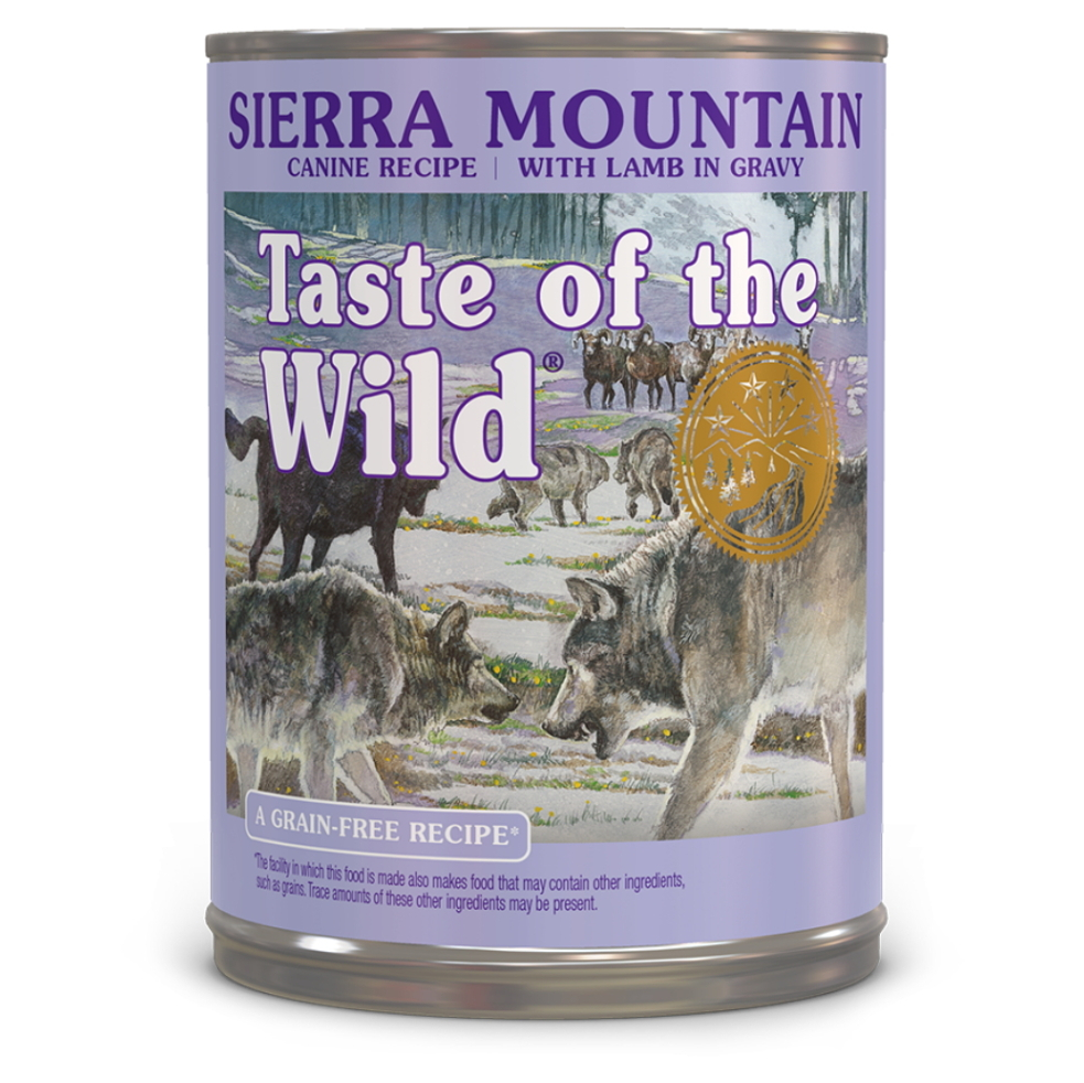 E-shop TASTE OF THE WILD Sierra Mountain konzerva pro psy 390 g