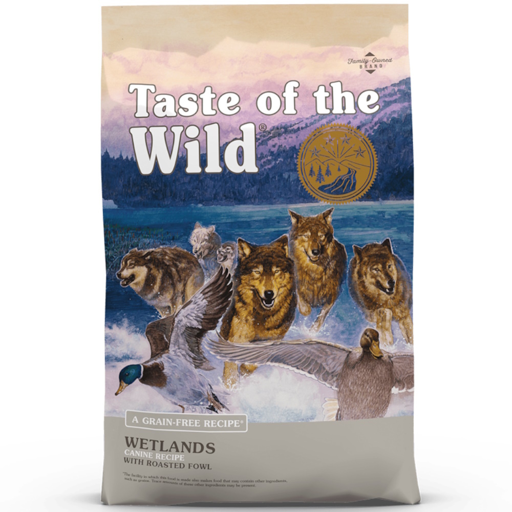 E-shop TASTE OF THE WILD Wetlands Wild Fowl granule pro psy 1 ks, Hmotnost balení: 2 kg
