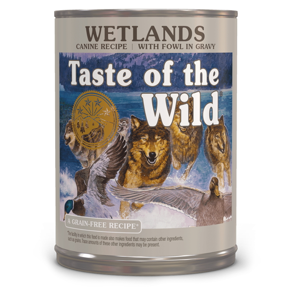 E-shop TASTE OF THE WILD Wetlands Wild Fowl konzerva pro psy 390 g