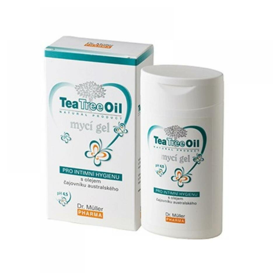 Dr.Müller Tea Tree oil mycí gel pro intimní hygienu 200 ml