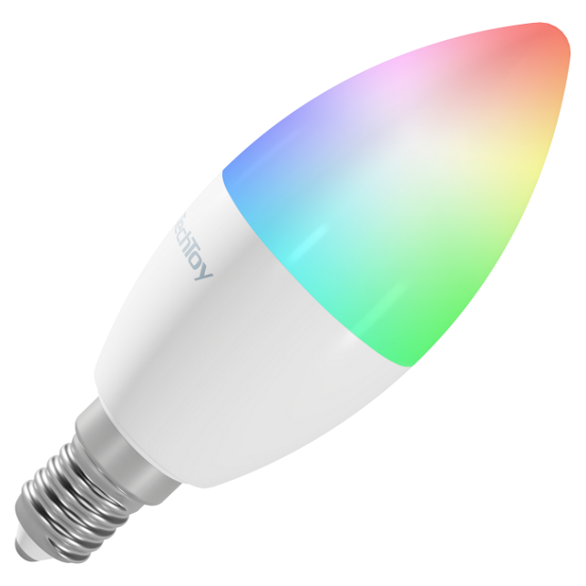 Levně TECHTOY Smart Bulb RGB 6W E14 ZigBee chytrá LED žárovka
