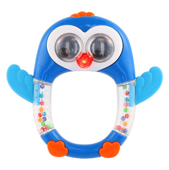 TEDDIES Chrastítko a kousátko tučňák 3m+ (Chrastítka a hrkačky)