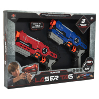 TEDDIES Pistole laser game 25 cm 2 ks