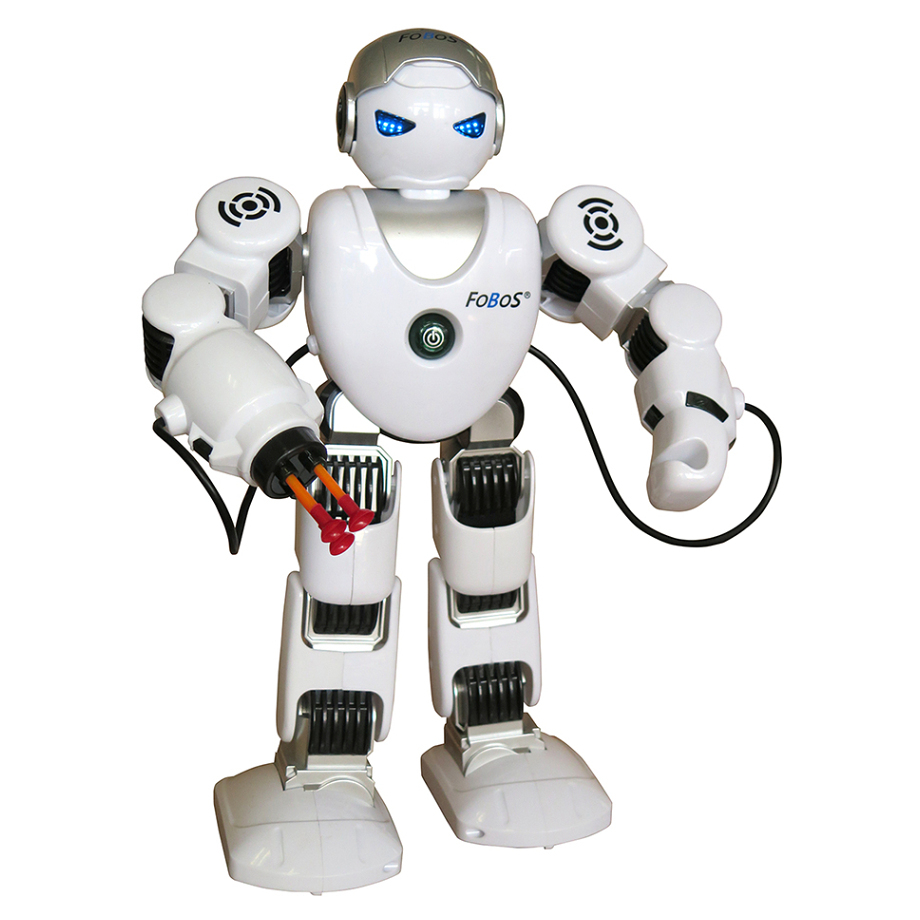 Levně TEDDIES RC Robot Fobos interaktivní chodící česky mluvící 40 cm