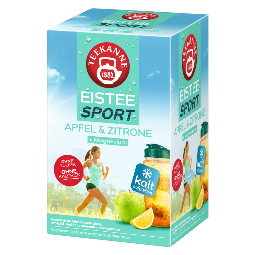 E-shop TEEKANNE Eistee sport jablko citrón ovocný čaj 18 sáčků