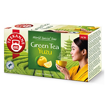 TEEKANNE Green tea yuzu zelený čaj 20 sáčků (Zelené čaje)