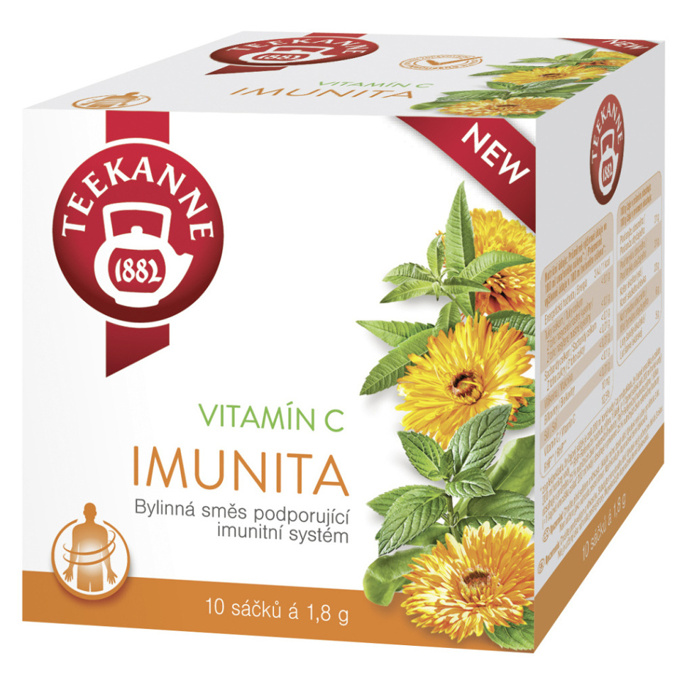 TEEKANNE Imunita s vitamínem C bylinný čaj 10 sáčků