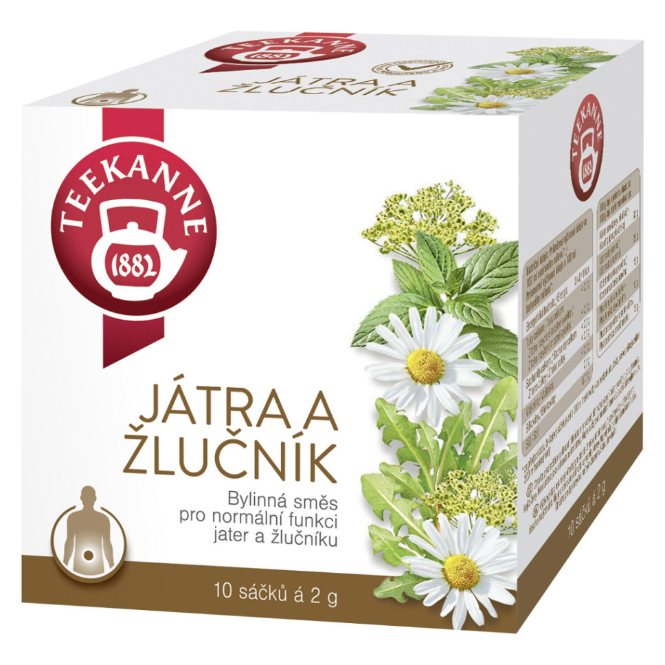 E-shop TEEKANNE Játra a žlučník bylinný čaj 10 sáčků