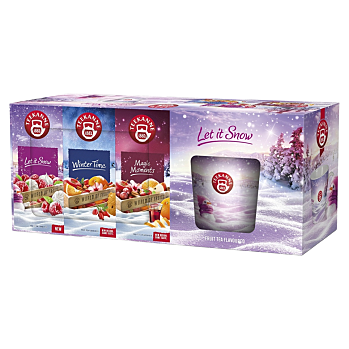 TEEKANNE Let it snow ovocné čaje s hrnkem 3 x 20 sáčků, poškozený obal (Ovocné čaje)
