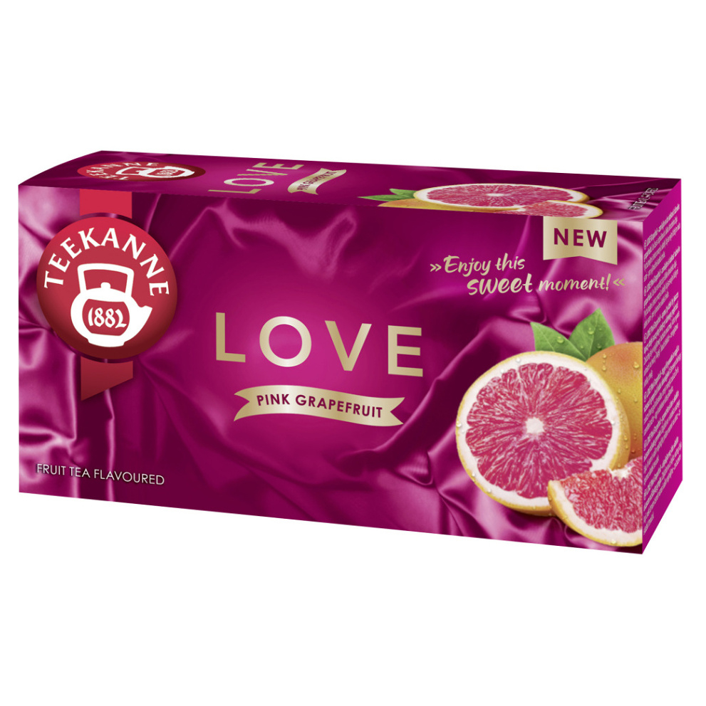 E-shop TEEKANNE Love grapefruit ovocno-bylinný čaj 20 sáčků