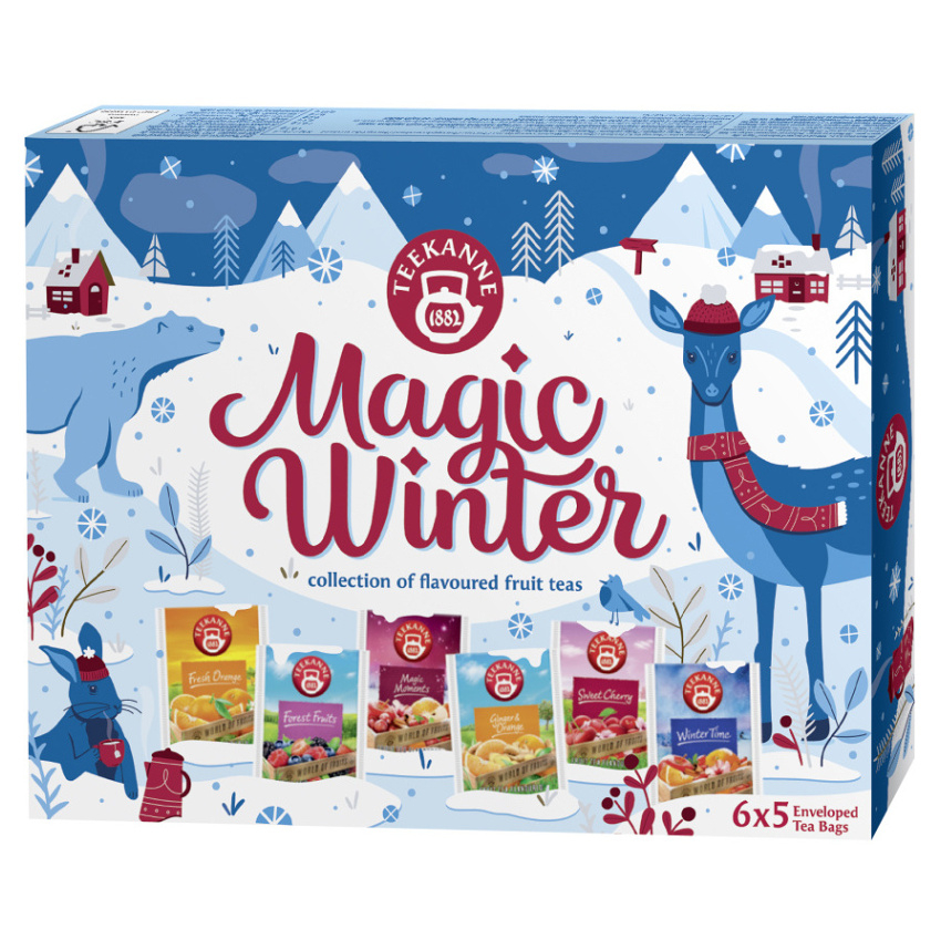 E-shop TEEKANNE Magic winter dárková kolekce čajů 6 x 5 sáčků